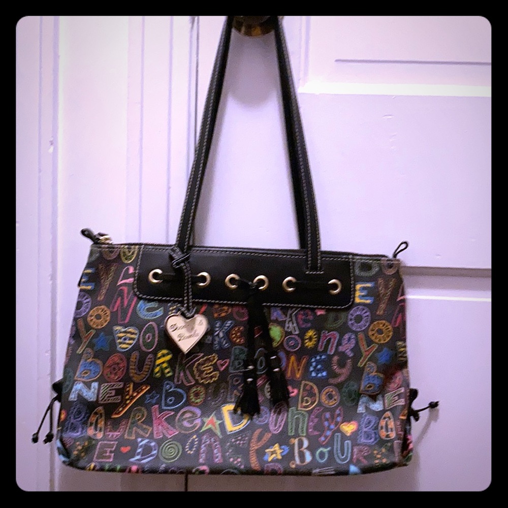 Dooney & Bourke Tassel Tote Fantasy Print Canvas